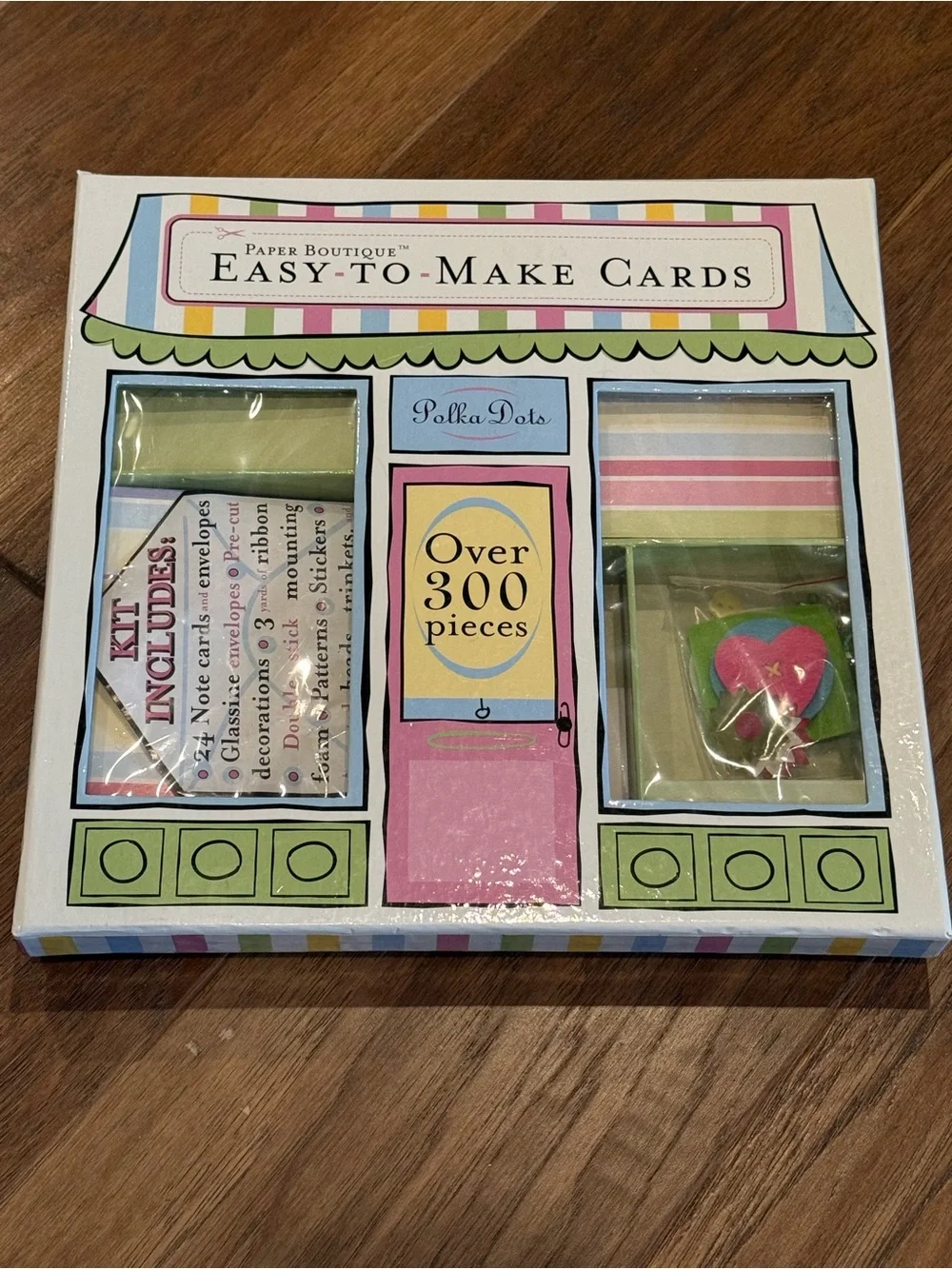 Paper Boutique Easy-to-Make Cards Kit - Polka Dots, Pastel Colors